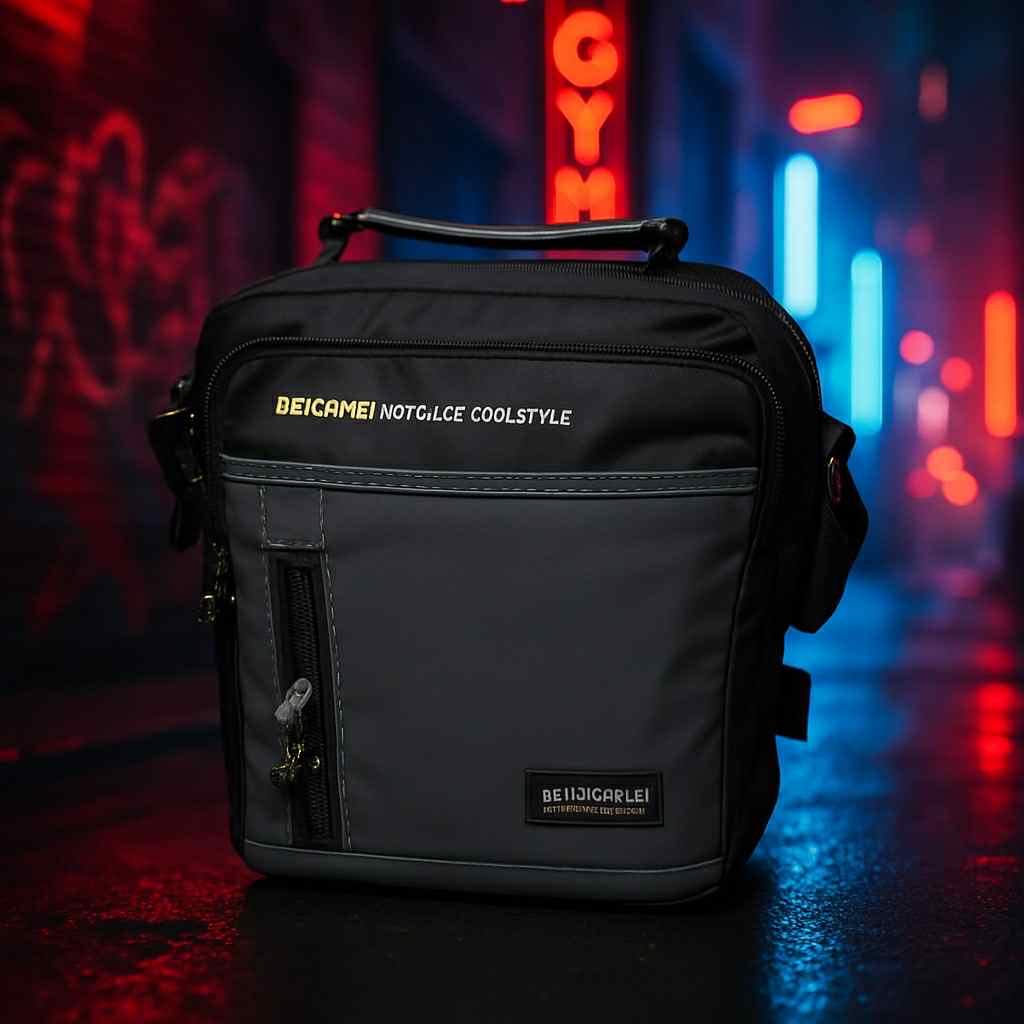 Bolso Bandolera Gris, Negra. Verde y  Estilo Urb FGA HOME